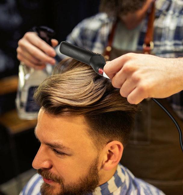 How to Straighten Men's Hair
