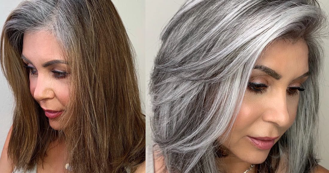 How to remove hair color from grey hair