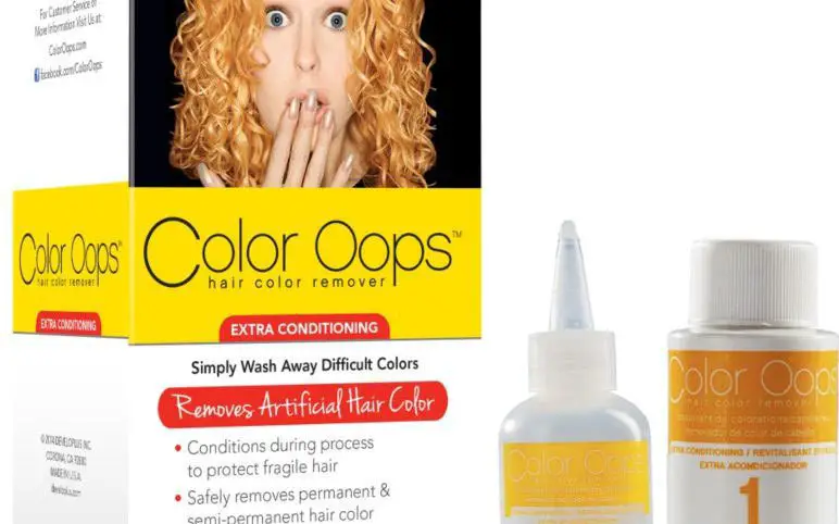Red Hair dye removal products