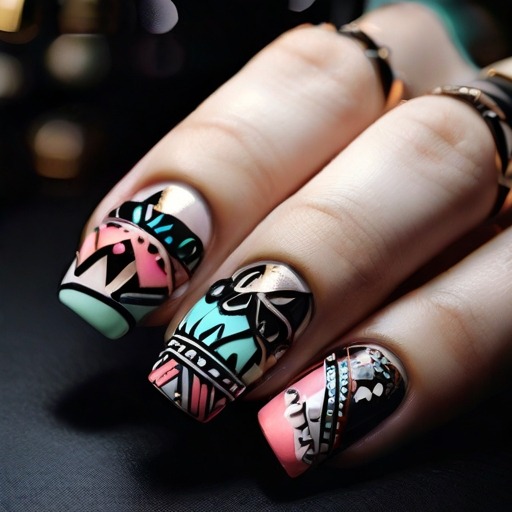 How Do You Do Nail Art With Tape? 